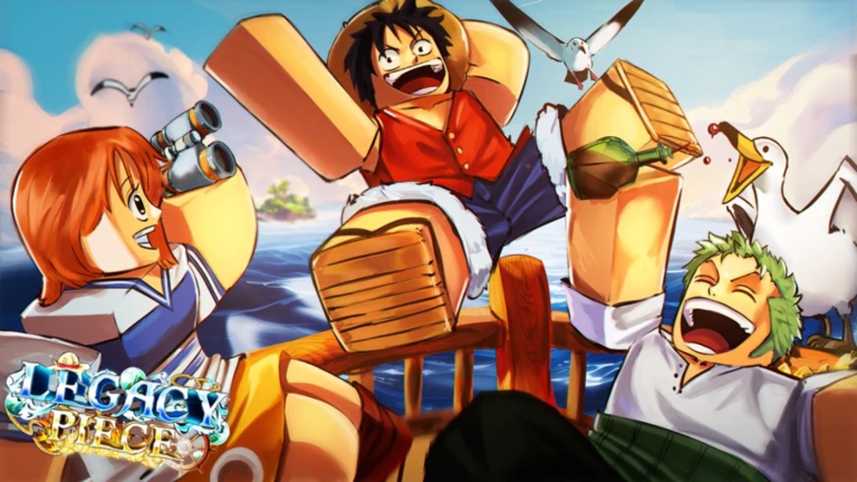 One Piece characters in Legacy Piece on Roblox.