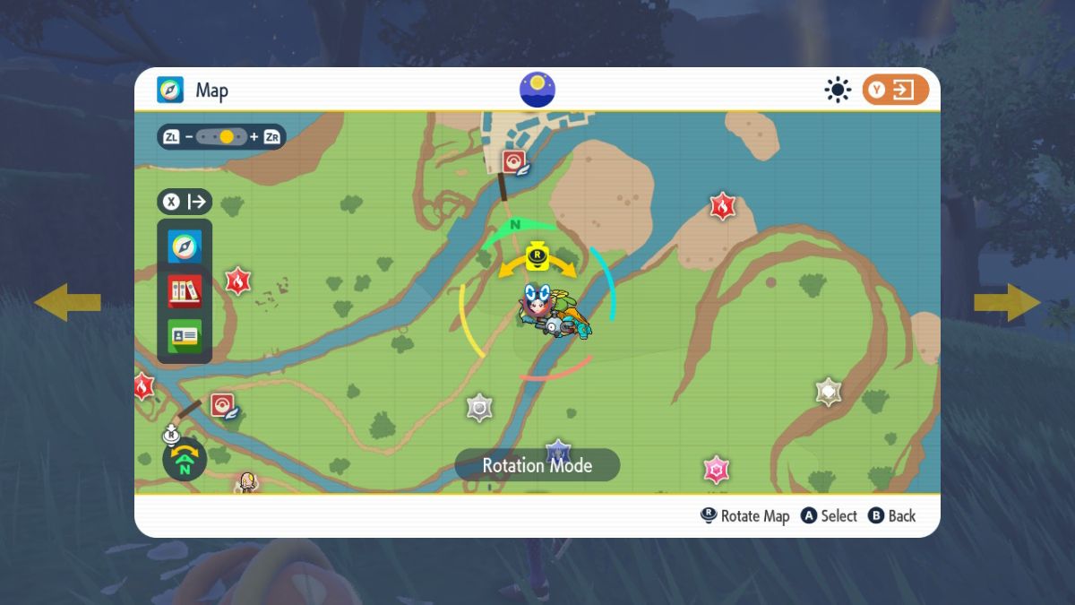 The map in Pokemon Scarlet & Violet