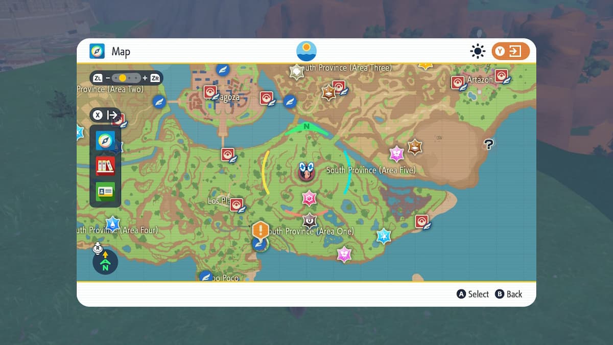 South Province (Area Five) in Pokemon Scarlet and Violet