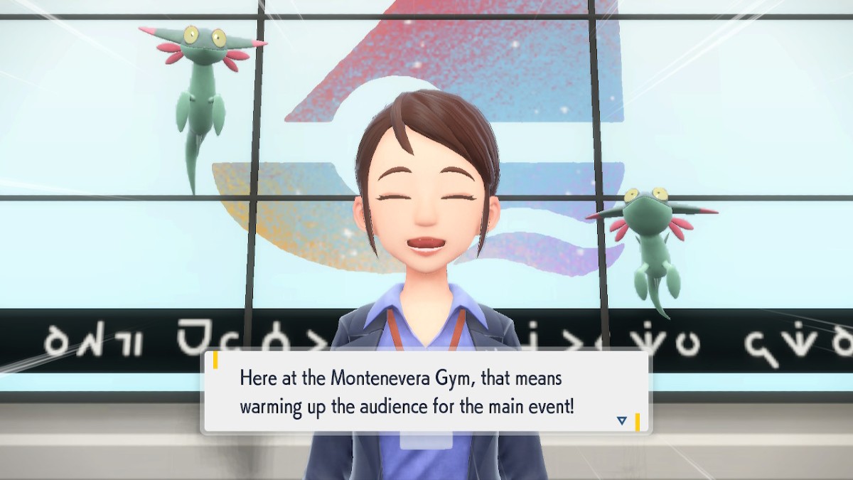 Pokemon Scarlet Montenevera Gym Test Initiated at Front Desk