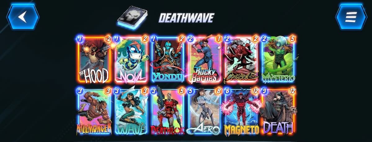 deathwave deck in marvel snap