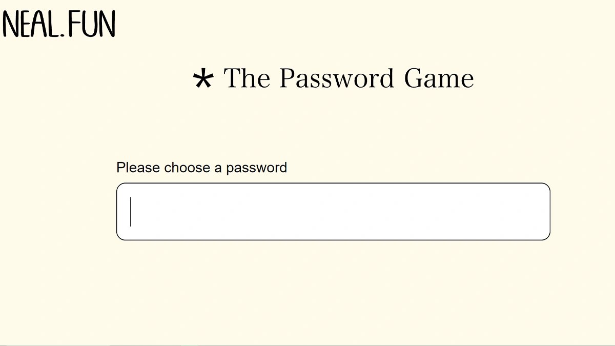 The Password Game, Rule 13