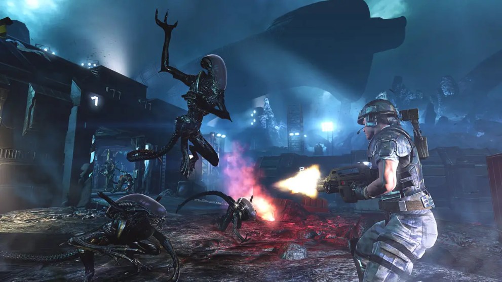 Aliens Colonial Marines gameplay