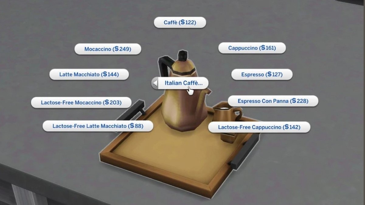 Vintage Coffee Set Sims 4 Mod